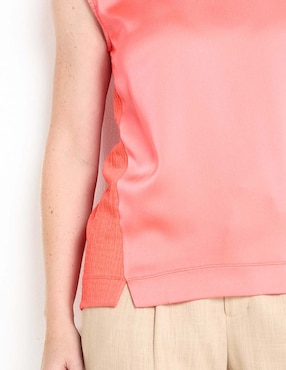 Blusa manga corta para mujer