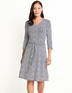 Vestido a la rodilla casual La Mode para mujer