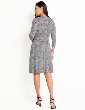 Vestido a la rodilla casual La Mode para mujer