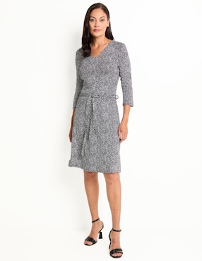 Vestido a la rodilla casual La Mode para mujer