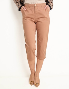 Pantalón capri La Mode slim para mujer