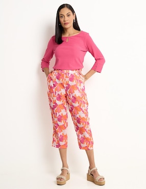 Pantalón capri La Mode para mujer