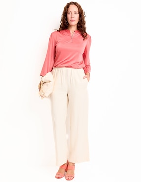 Pantalón relaxed straight para mujer