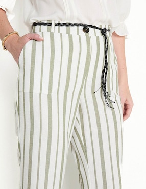 Pantalón capri slim para mujer