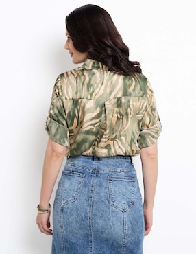 Blusa manga 3/4 para mujer