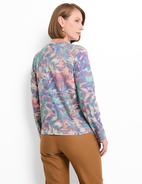 Blusa manga larga para mujer
