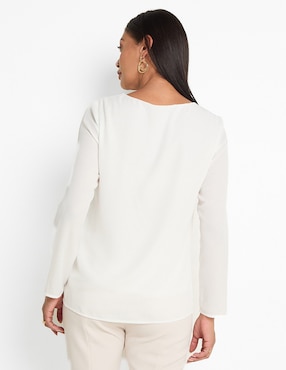Blusa manga larga para mujer