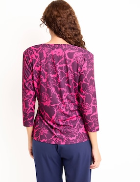 Blusa manga 3/4 para mujer