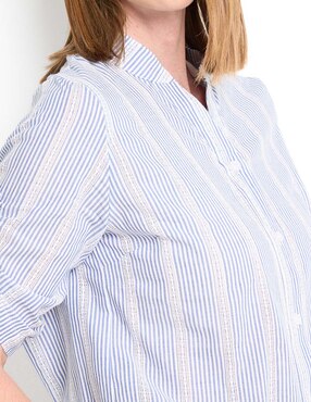 Blusa manga al codo para mujer