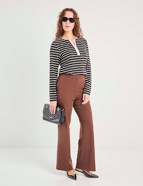 Blusa manga larga para mujer