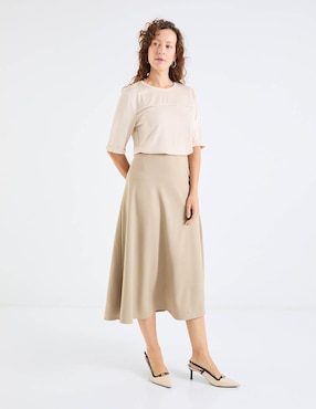 Blusa La Mode manga 3/4 para mujer