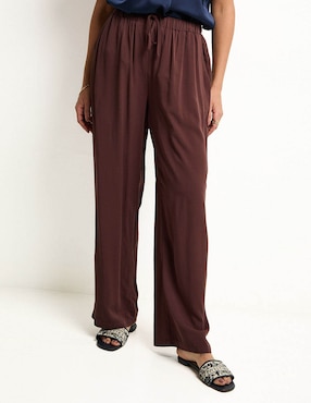 Pantalón relaxed La Mode wide leg para mujer