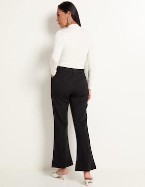 Pantalón de vestir La Mode straight para mujer