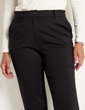 Pantalón de vestir La Mode straight para mujer