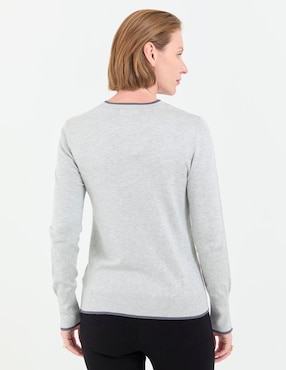 Suéter La Mode cuello redondo para mujer