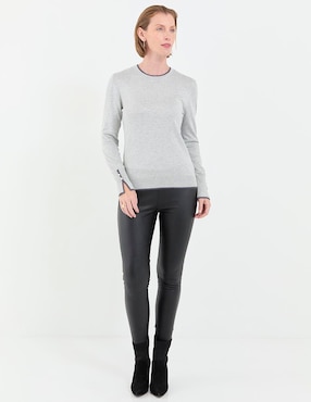 Suéter La Mode cuello redondo para mujer
