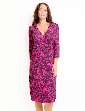 Vestido 3/4 casual La Mode para mujer