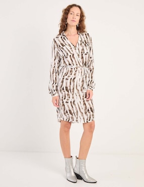 Vestido arriba de la rodilla casual La Mode para mujer