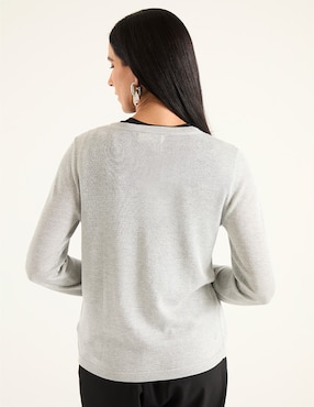 Suéter La Mode cuello redondo para mujer