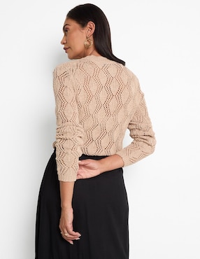 Suéter La Mode cuello redondo para mujer