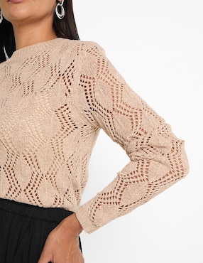 Suéter La Mode cuello redondo para mujer
