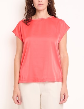 Blusa manga corta para mujer