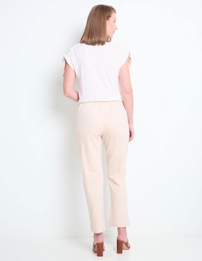 Pantalón de vestir La Mode slim para mujer