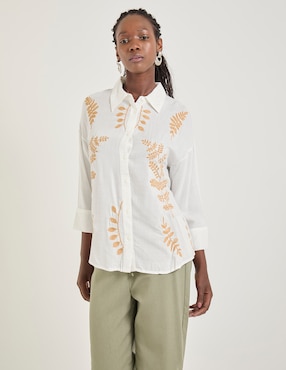 Blusa manga 3/4 para mujer