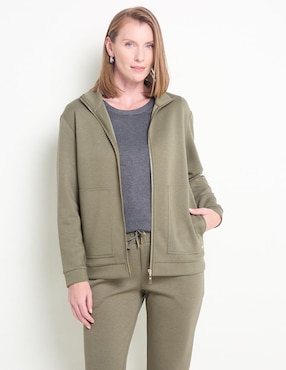 Sudadera con bolsillos La Mode para mujer