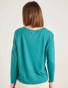 Blusa manga larga para mujer