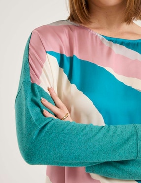 Blusa manga larga para mujer