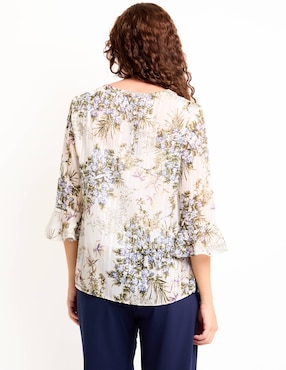 Blusa manga 3/4 para mujer