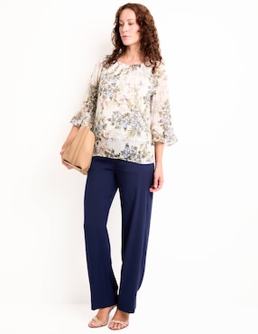 Blusa manga 3/4 para mujer