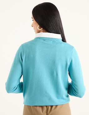Suéter La Mode cuello redondo para mujer