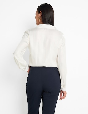 Blusa manga larga para mujer