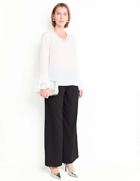 Blusa manga larga para mujer