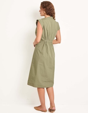 Vestido 3/4 casual La Mode para mujer