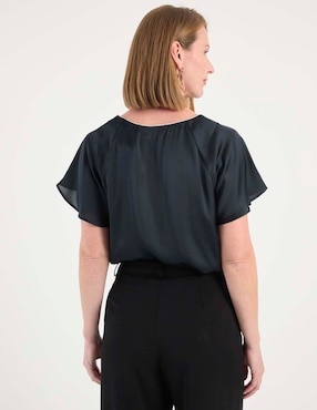 Blusa manga corta para mujer