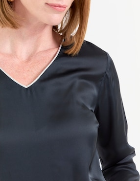 Blusa La Mode manga larga para mujer