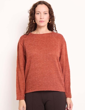 Blusa manga larga para mujer