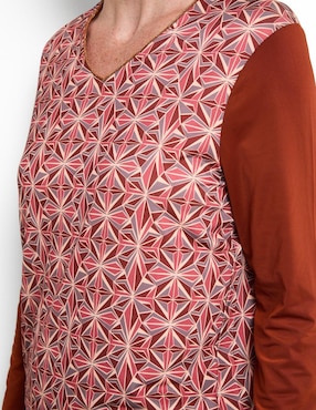 Blusa manga larga para mujer