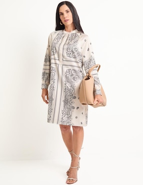 Vestido 3/4 casual La Mode para mujer