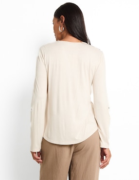 Blusa manga larga para mujer