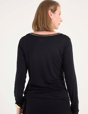 Blusa manga larga para mujer