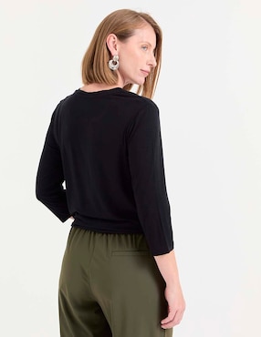 Blusa manga 3/4 para mujer