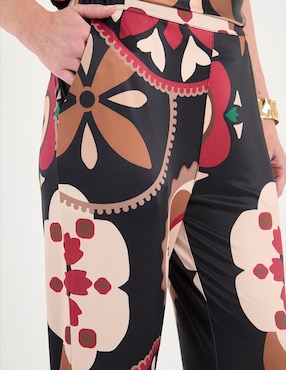 Pantalón relaxed La Mode regular para mujer