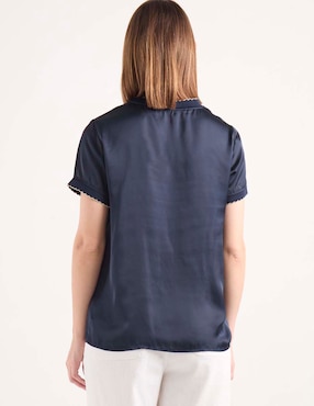 Blusa La Mode manga corta para mujer