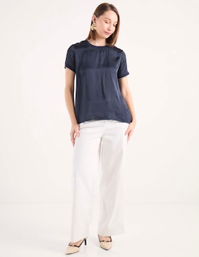 Blusa La Mode manga corta para mujer