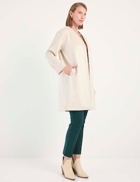 Abrigo La Mode abierto para mujer