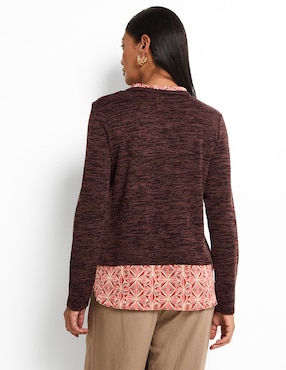 Blusa manga larga para mujer
